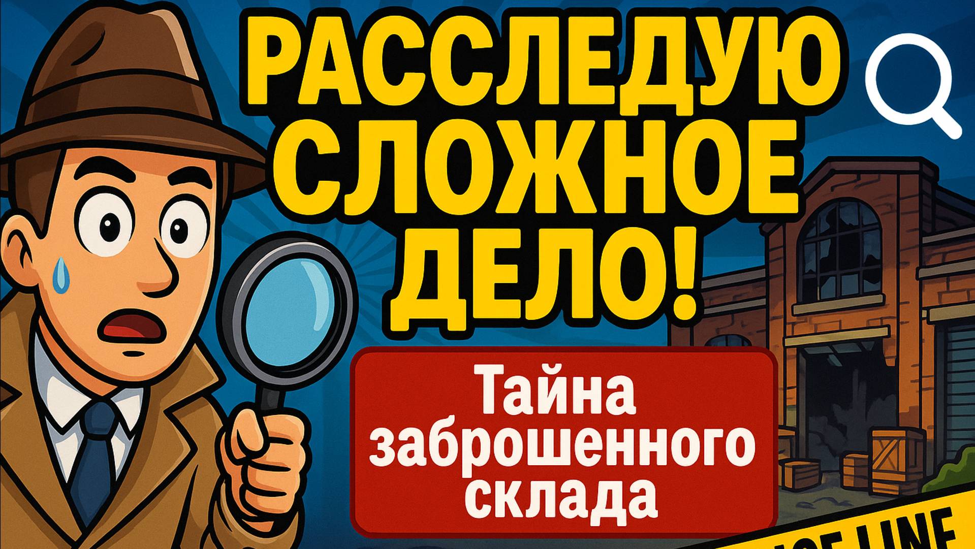 РАССЛЕДУЮ СЛОЖНОЕ ДЕЛО!