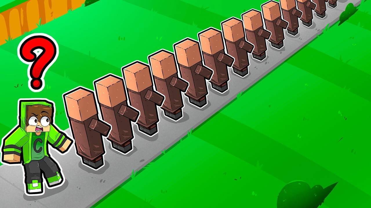 O QUE TEM NO FINAL DESSA FILA DE VILLAGERS？