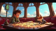 Полет на Дирижабле и Странное Загадочное послание