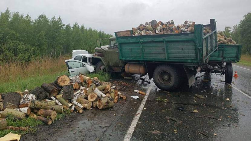 Водитель легкового автомобиля скончался в результате ДТП в Омской области