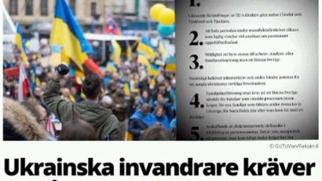 ‼️🇸🇪🇺🇦Украинские беженцы потребовали права остаться в Швеции навсегда — СМИ