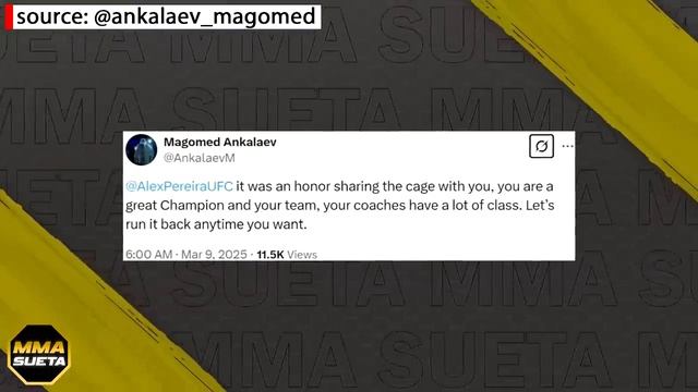 Анкалаев ГОТОВ НА РЕВАНШ с Перейрой / ПОСЛЕ БОЯ Магоме?