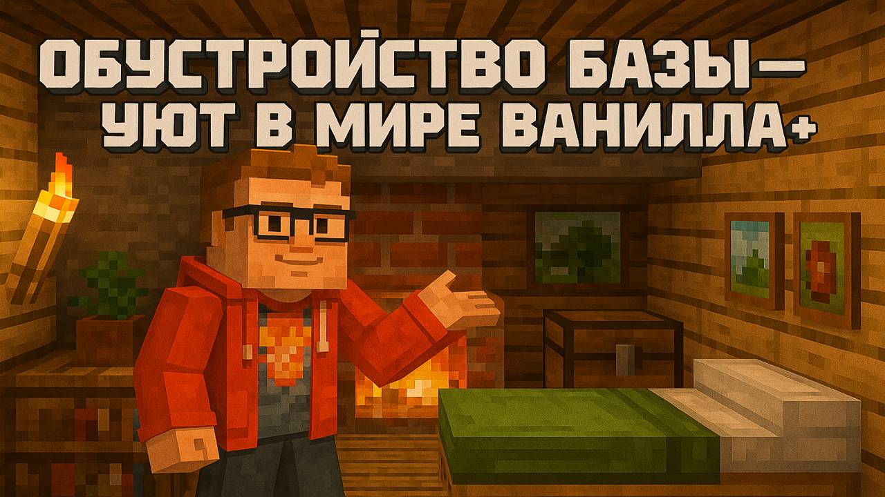 4# Обустройство базы — уют в мире Ванилла+