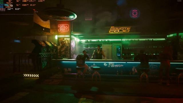 FPS test Cyberpunk 2077 RTX 2080 Ti + i3 12100
