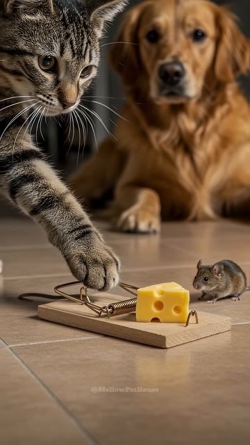 Will It Press the Trap？ The Cat’s Risky Play