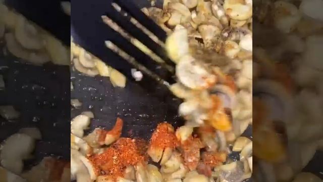 Паста с курочкой и грибами🍝