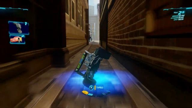 Тачки 2 (Xbox 360) - Боевой Заезд - Гайд-тур - Полуночный Фран