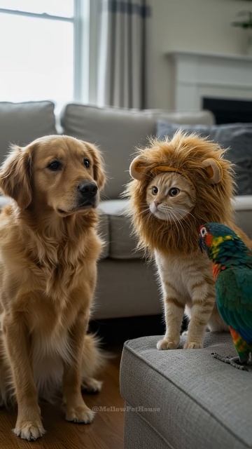 Cat in Lion Costume… Nobody’s Buying It!