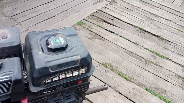 Мотоблок готов пахать.mp4