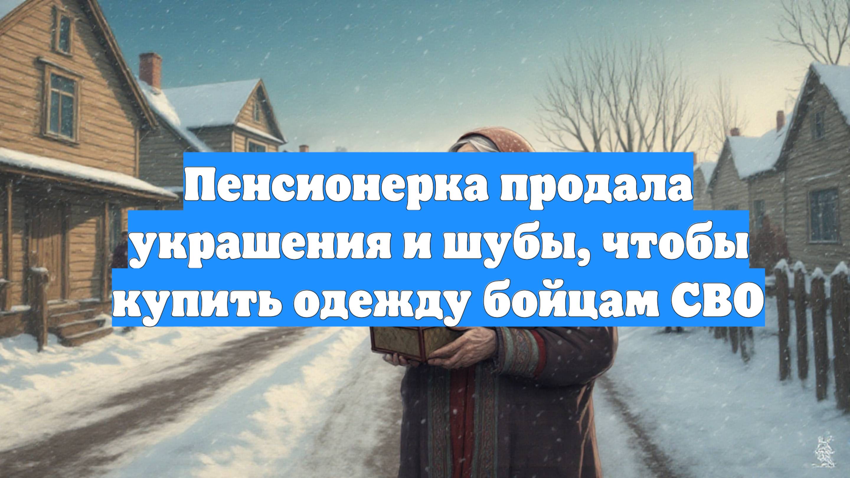 Пенсионерка продала украшения и шубы, чтобы купить одежду бойцам СВО
