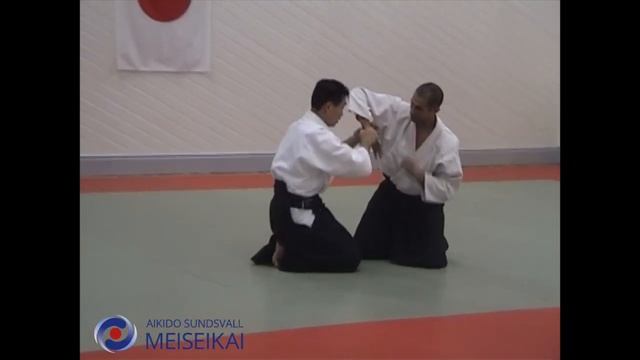 37 Aikido Suwariwaza Shomen Uchi Sankyo Shishiya Sensei Sandviken 2002