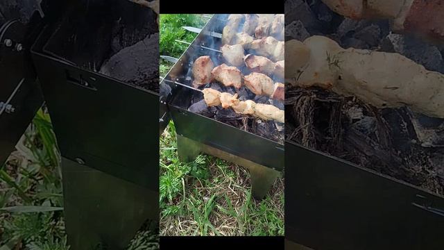 Электровертел саможар на 6 шампуров