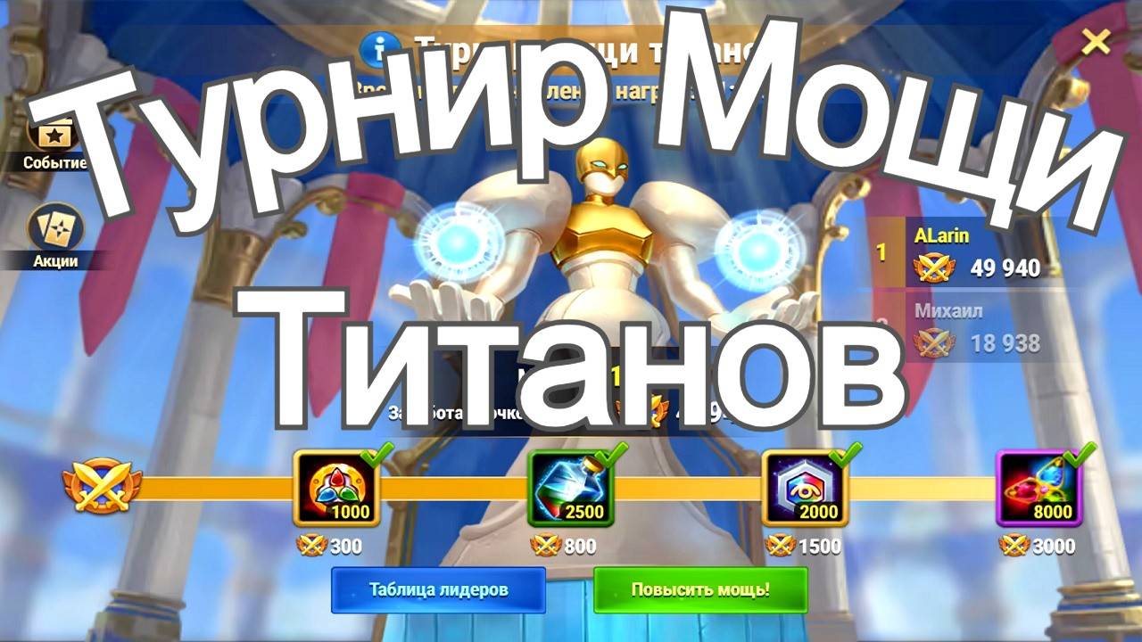Хроники Хаоса Турнир Мощи Титанов
