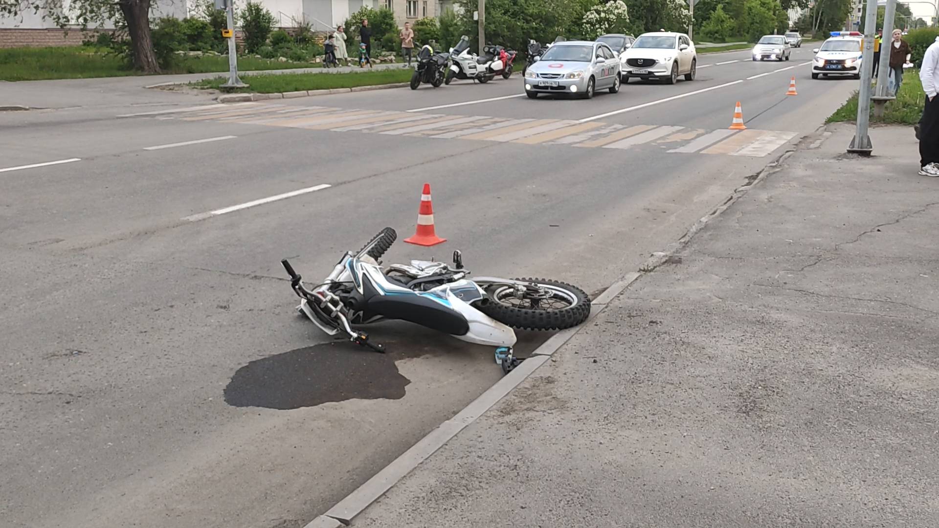 Происшествие: ДТП с участием двух мотоциклов в Шадринске (2025-05-27)