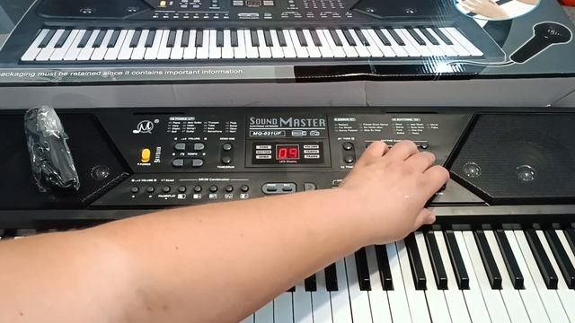 Орган Shantou Electronic Keyboard 5 октав, 61 клавиша, с микрофоном MQ0