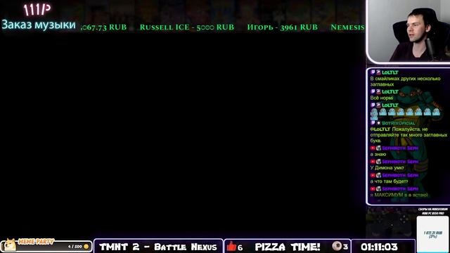 🐢 Teenage Mutant Ninja Turtles 2: Battle Nexus 🐢 Прохождение  [ Стрим ]🔴#2
