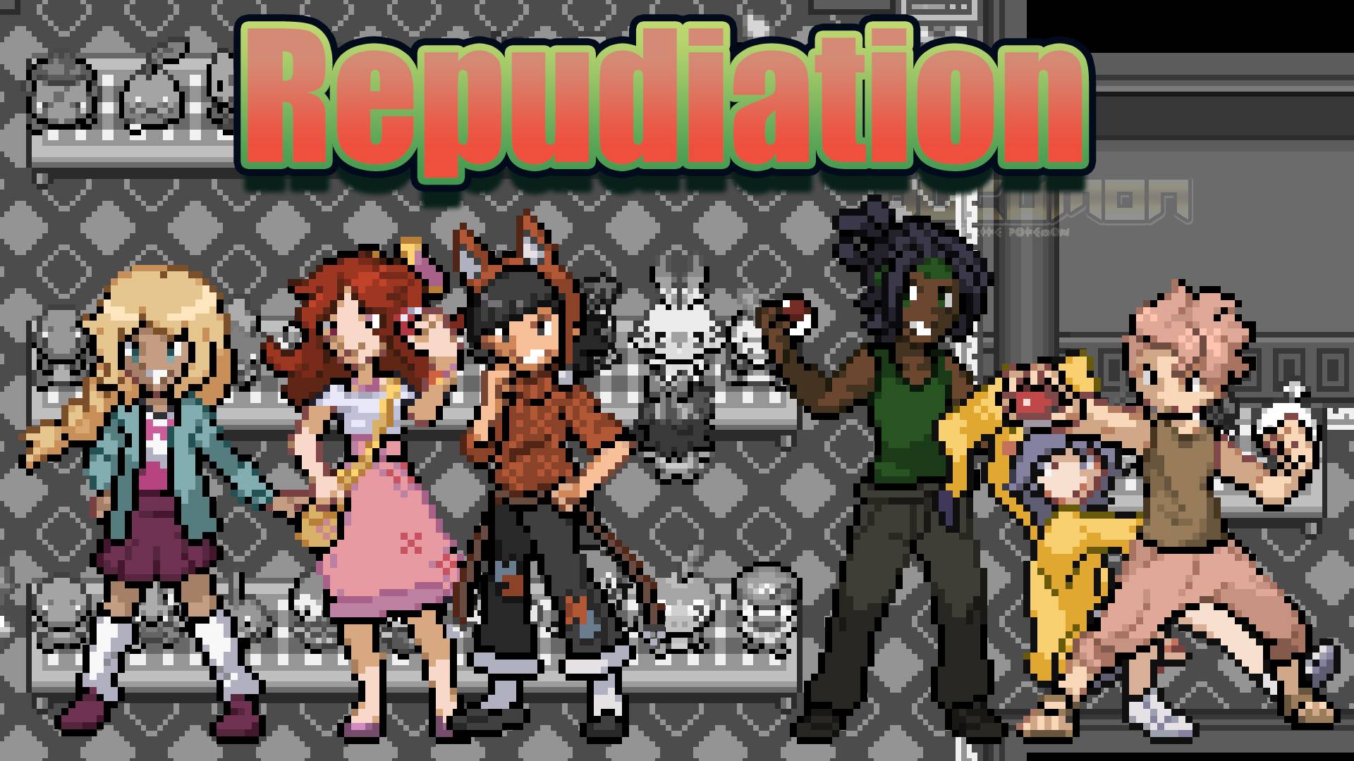 Pokemon Repudiation — фанатская игра в стиле Gen 3, новая история, 6 персонажей, 18 спортзалов и мно