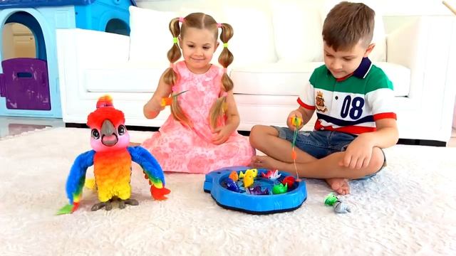 Диана и Рома - Диана и её Волшебный Рюкзак, в котором есть всё!