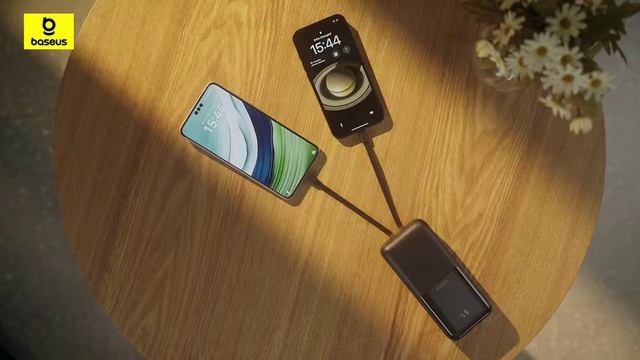 Baseus Power Bank 20000 мАч с PD 22,5 Вт — это мощный внешний аккумулятор для быстрой зарядки.