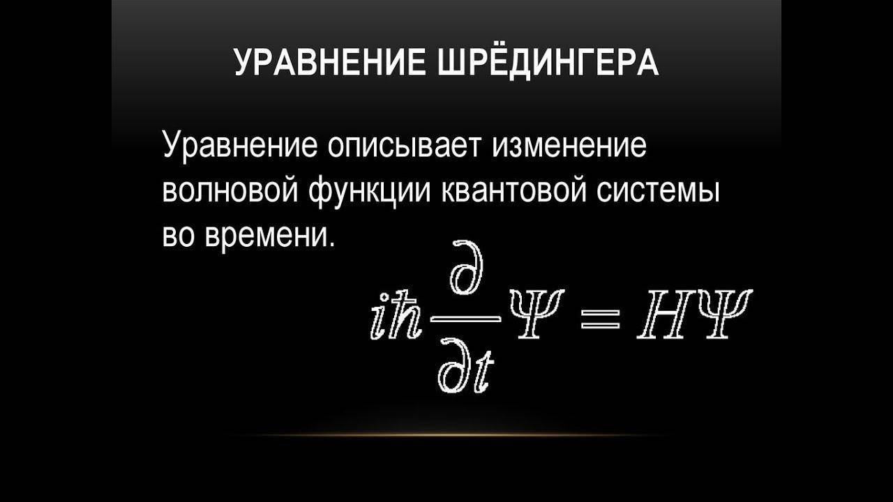 "Ужасная" физическая сторона уравнения Шредингера