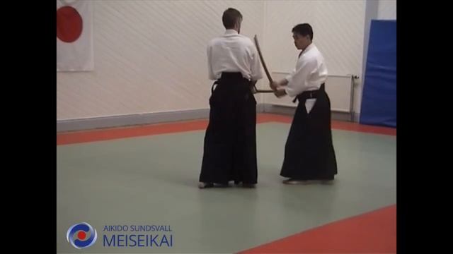 30 Aikido Ken Tai Ken Ai Hanmi Uchikaiten Sankyo Shishiya Sensei Sandviken 2002