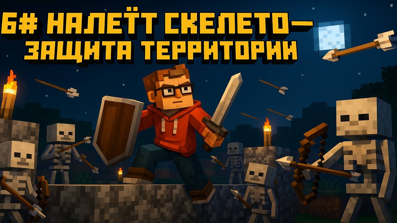 6# Налёт скелетов — защита территории
