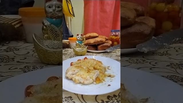 #куриная отбивная в новом кляре готовим и едим