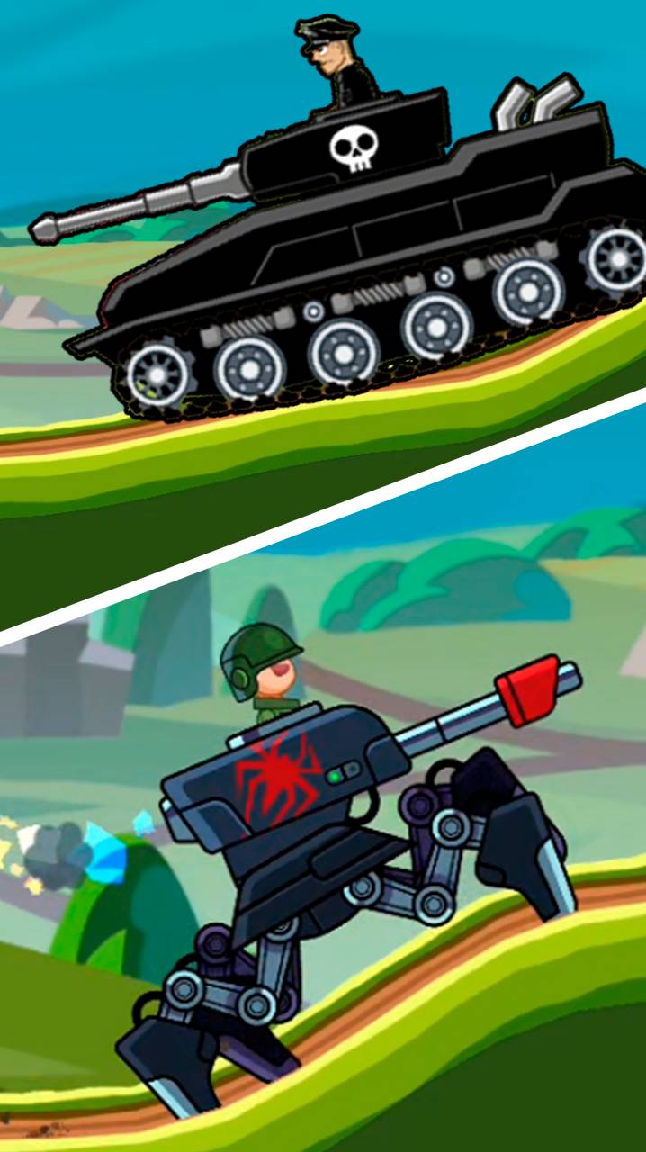 Хилс Оф Стил прохождение игры про танки Hills of Steel. #папафан #daddyfun2