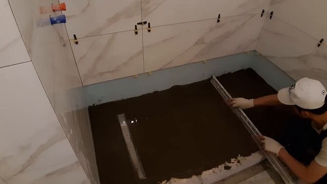 Bathroom finishing/Отделка санузла.