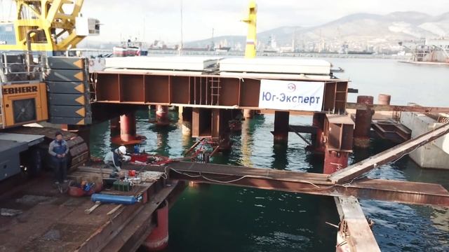 Проведение полевых испытаний грунтов натурной сваей статическими вдавливающими нагрузками