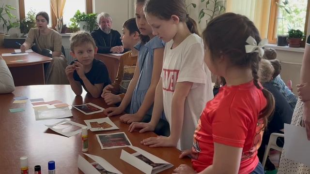 Итоговый экзамен-викторина в Воскресной школе храма Архангела Михаила на Девичьем поле