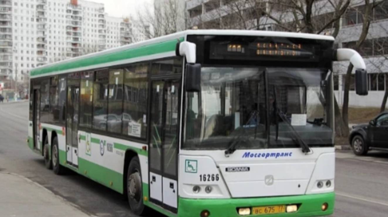 Поездка на автобусе ГолАЗ-6228 № 16266 Маршрут № 711 Москва.