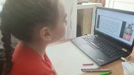 Наша ученица занимается Скорочтением