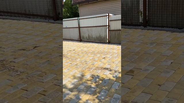 Парковка из брусчатки