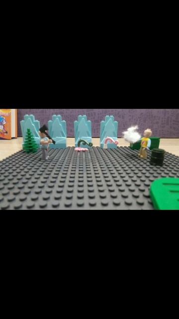 Lego анимация борьба # делала сестра
