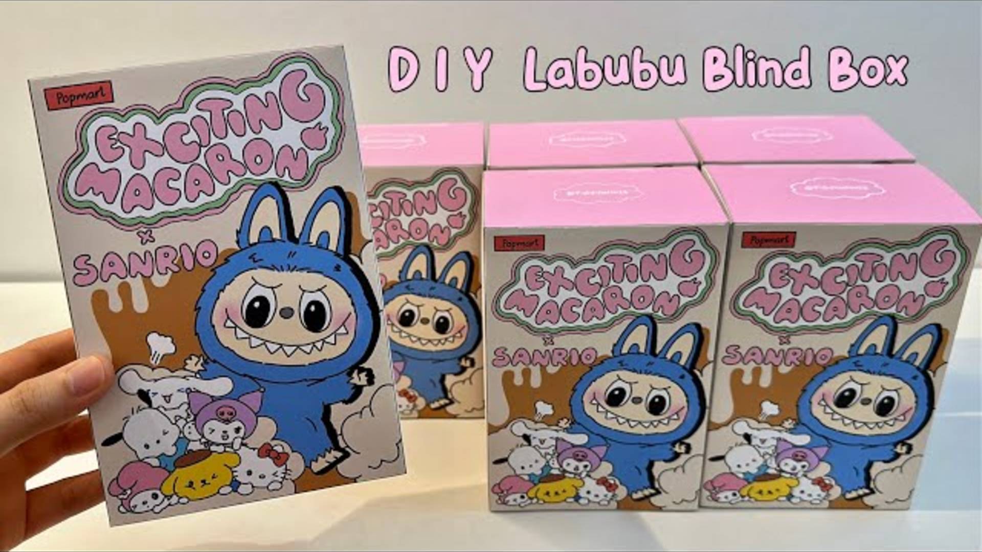 ℹ️ [💸paper diy💸] LABUBU x SANRIO BLIND BOX unboxing! | How to make a blind box tutorial | asmr