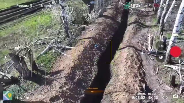 Mavic спас наших бойцов, перерезав оптоволоконный кабель FPV-дрона ВСУ