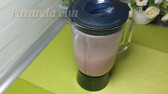 Iftorlik uchun ajoyib qulupnayli kokteyl //клубничный коктейль