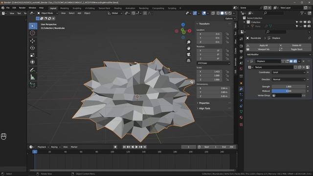 03-3 Using Modifiers to Create Forms and Rendering
