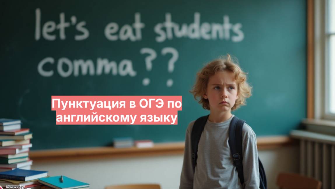 Пунктуация в заданиия 35 (письмо) в ОГЭ по английскому языку