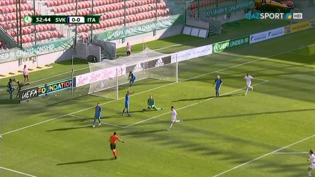 Футбол. Чемпионат Европы U-19. Словакия - Италия - 0:1