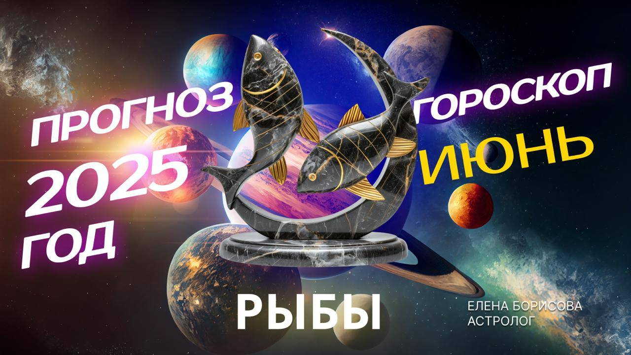 Рыбы  Прогноз на ИЮНЬ 2025. Гороскоп от Елены Борисовой