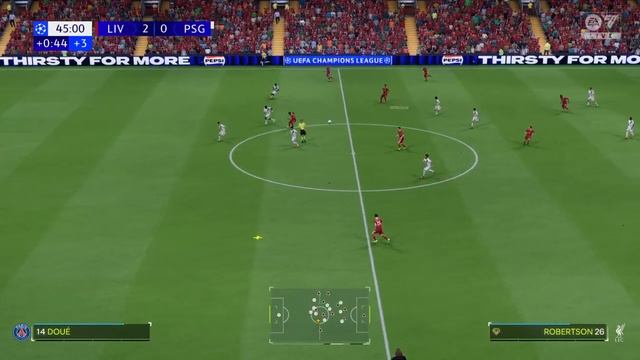 ЛЧ 1/8 Лiверпуль - ПСЖ (2 матч). FC 25 (Прогноз)