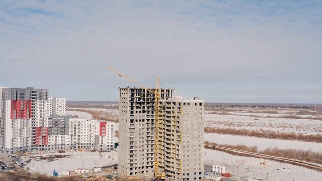 Динамика строительства ЖК "Меридиан запад", март 2024