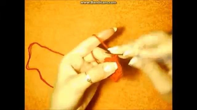 #как связать берет крючком видео+как связать берет Knitting Lessons №1