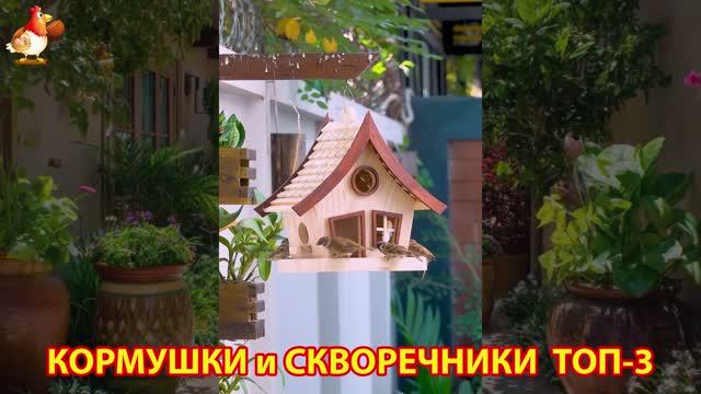 Кормушки и скворечники своими руками для птиц ТОП-3 (14) 🪚🪛🔨 Идеи для дачи и сада пошагово ❣️