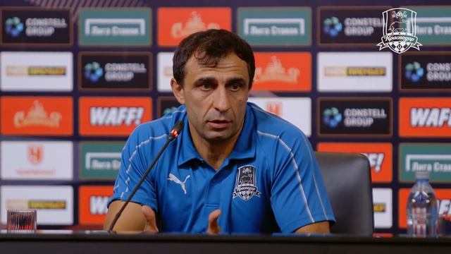 Пресс-конференция после матча «Краснодар» - «Спартак»