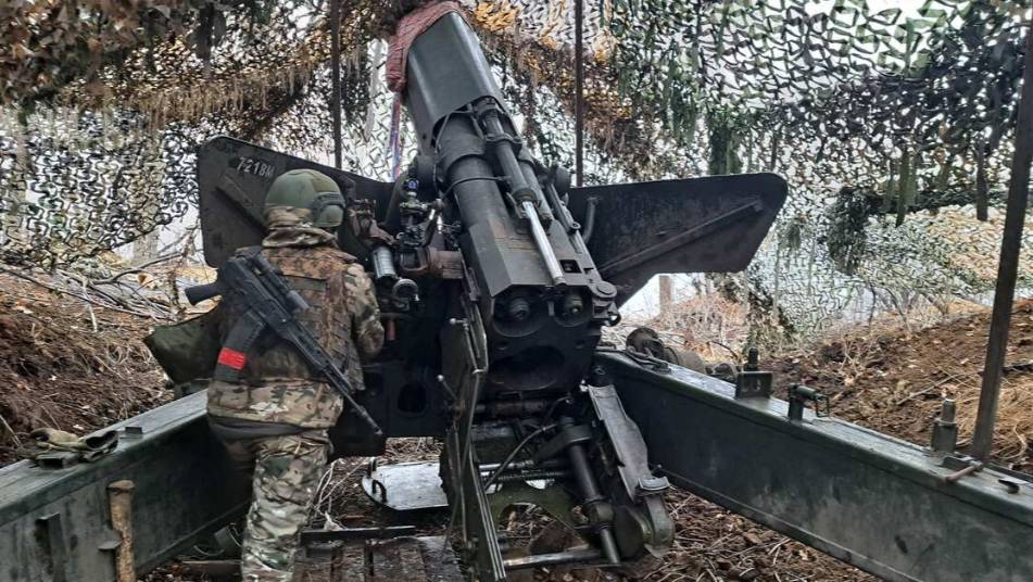 Пушка "Гиацинт" уничтожила украинскую артиллерию и бронемашину Bradley в ДНР