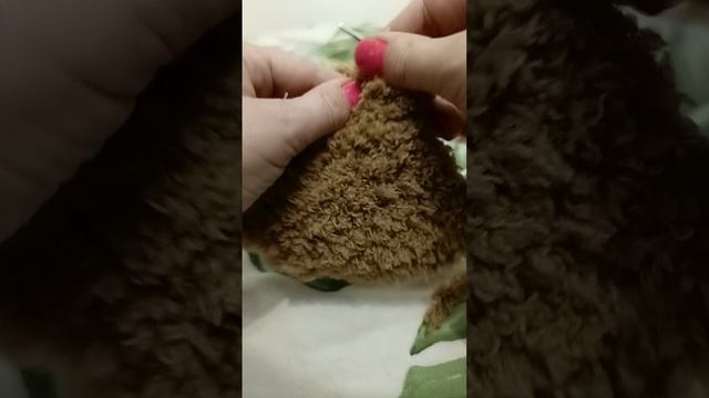 Учимся вязать спицами - сова