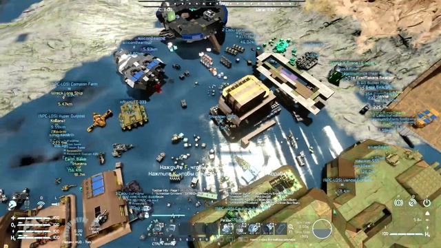Space Engineers: Демонстация работы шреддера на малой сетке (The Scrapyard Scenario).